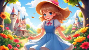 画摩羯座梦幻少女的步骤与技巧，带你走进梦幻绘画世界